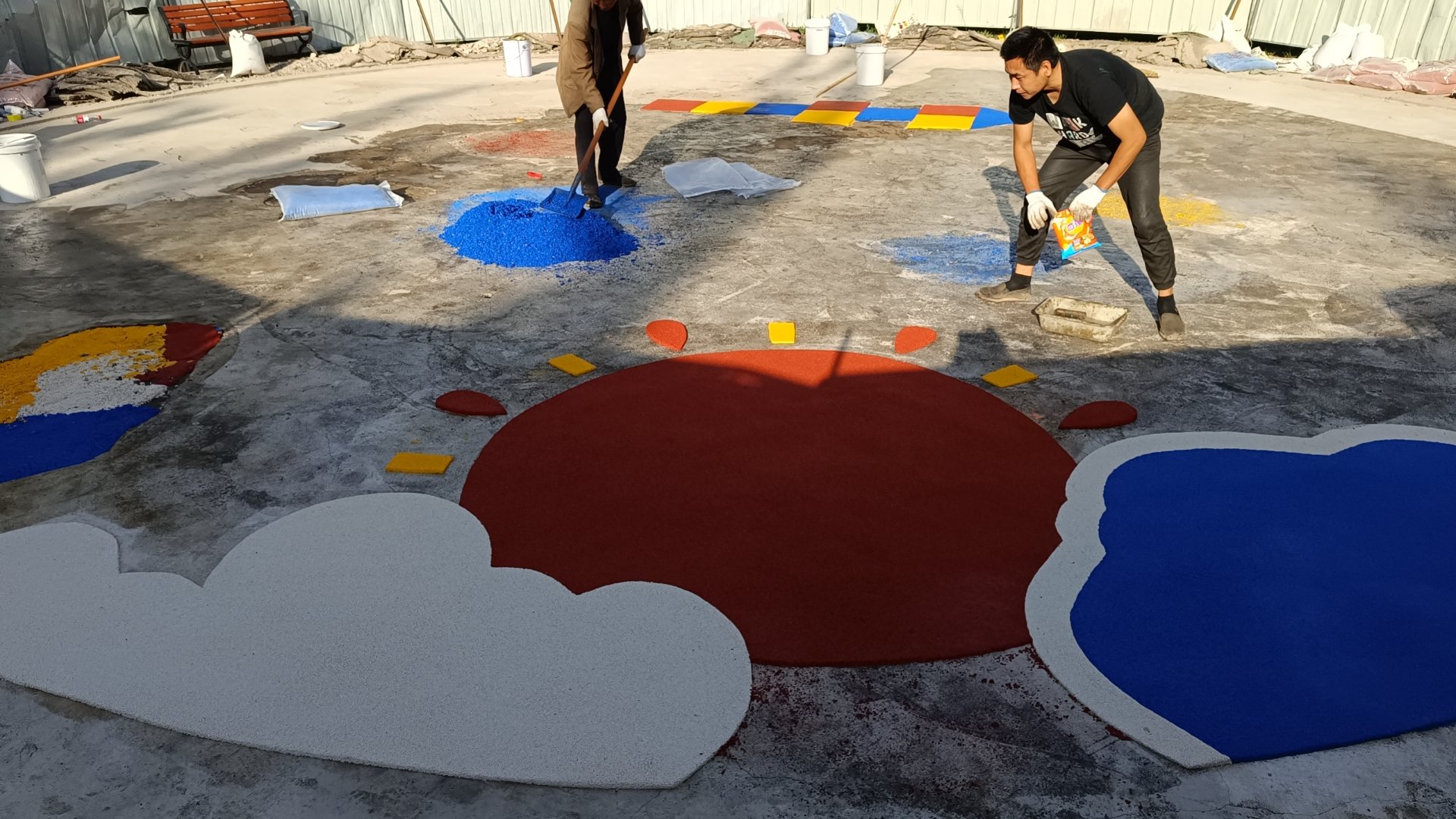 绥化市透气型塑胶跑道硅PU材料 - 一站式服务